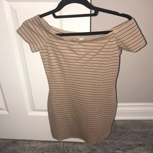 Stripped Mini Dress